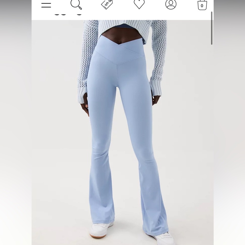 Aerie OFFLINE high waisted flared leggings